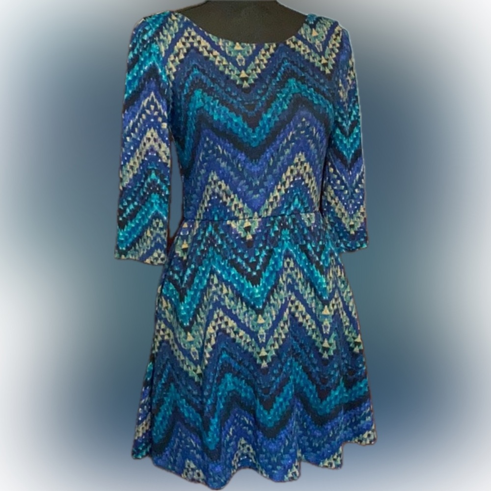 Lily Rose Chevron Dress